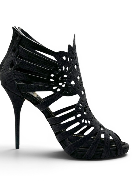 Dior Shoes - Dior Black Peep-Toe High Heels from the 2009 Runway Collection - Rare